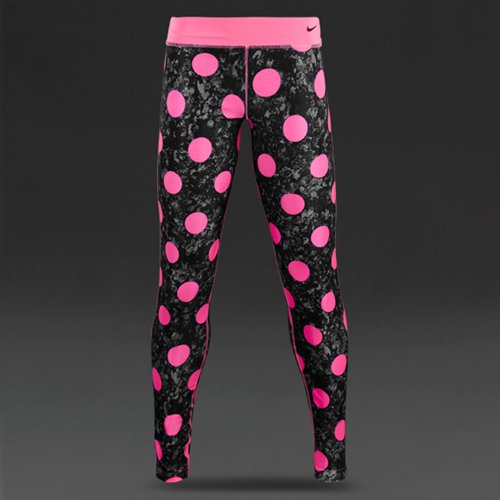 Nike Legend AOP Tight Pants Youth Pink Pow / Black for Girls